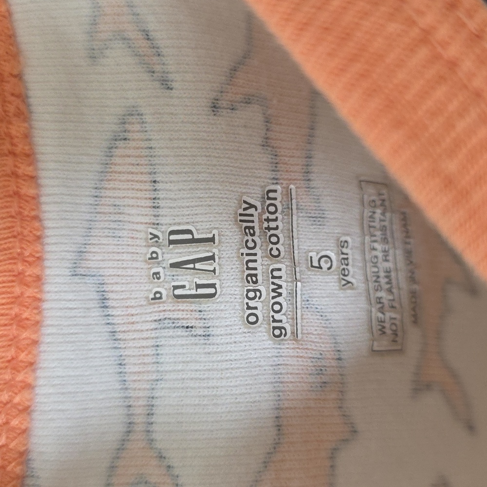 GAP Organic Cotton Shark PJ Shorts & Shirt Set, 5Y - Picture 4 of 7